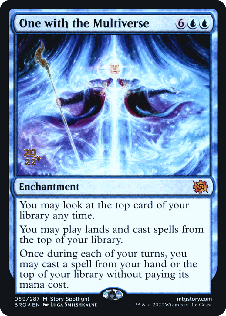 One with the Multiverse (PRE-059) [The Brothers' War Promos] Foil