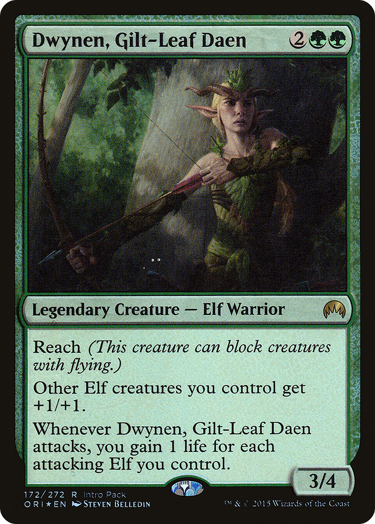 Dwynen, Gilt-Leaf Daen (UMP-172) [Magic Origins Promos] Foil