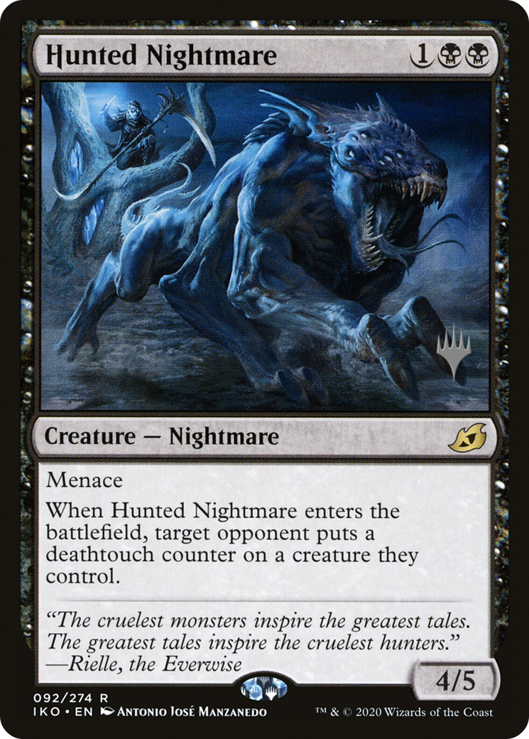Hunted Nightmare (PPIKO-92P) [Ikoria: Lair of Behemoths Promos]
