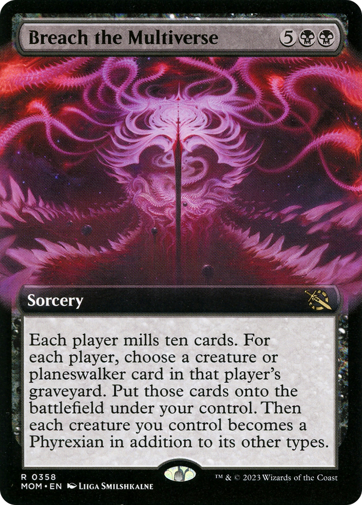 Breach the Multiverse (MOM-358) [March of the Machine]: (Extended Art) Foil