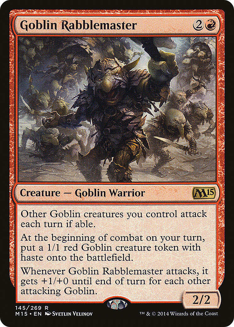 Goblin Rabblemaster (M15-145) [Magic 2015]