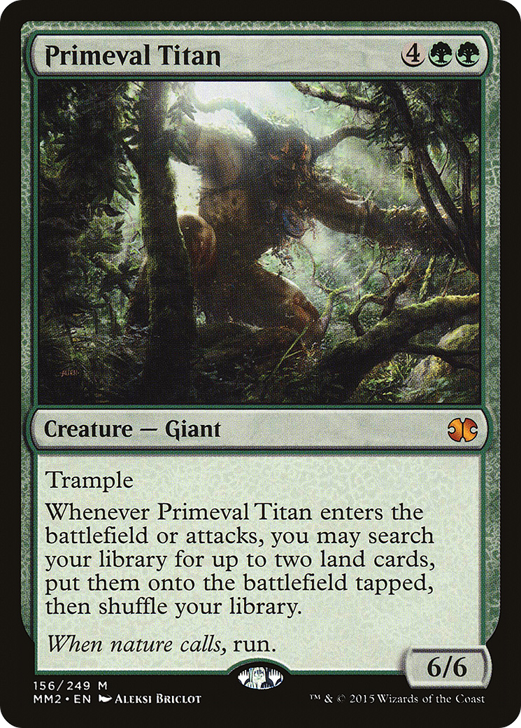 Primeval Titan (MM2-156) [Modern Masters 2015]