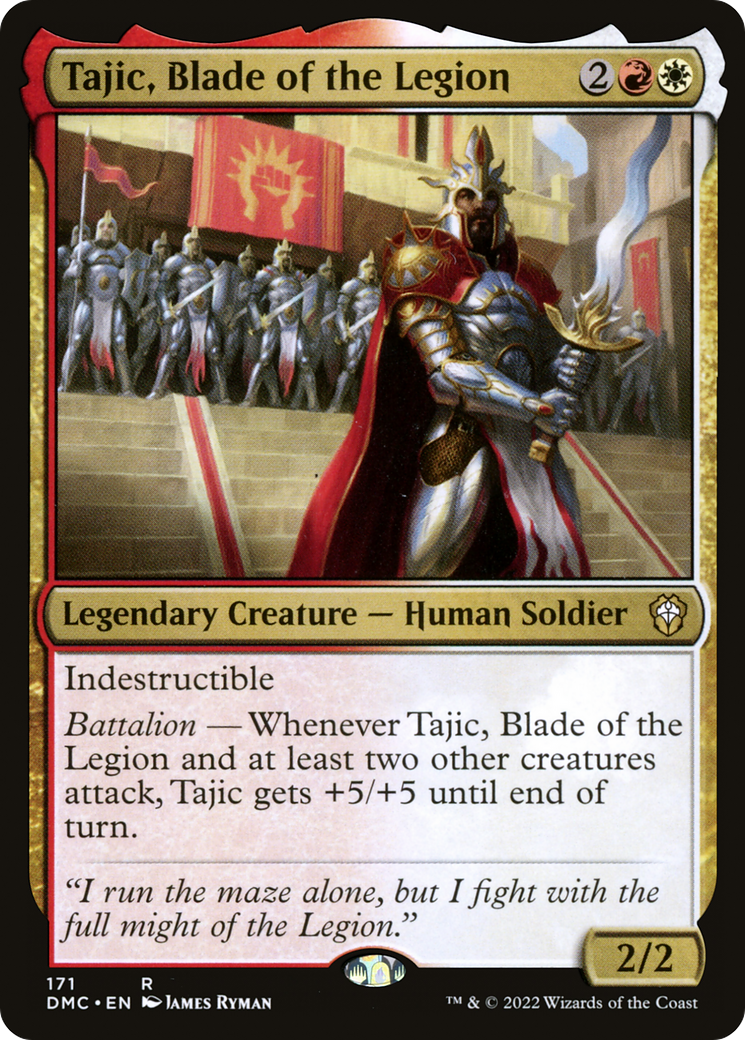 Tajic, Blade of the Legion (DMC-171) [Dominaria United Commander]
