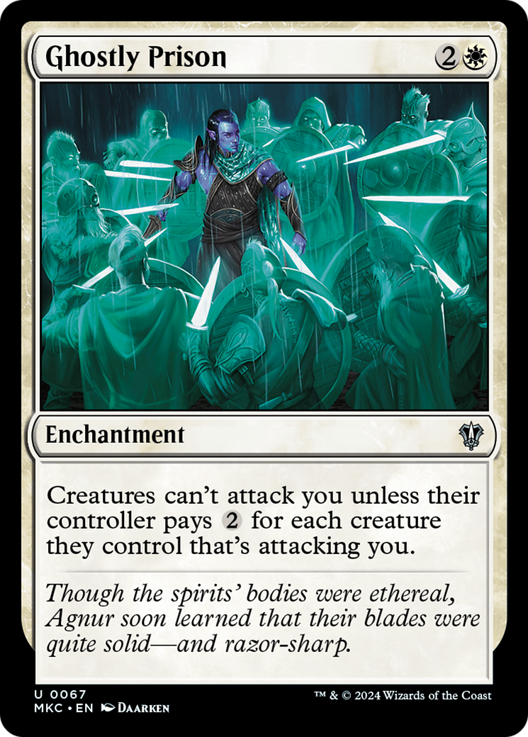 Ghostly Prison (MKC-067) [Murders at Karlov Manor Commander]