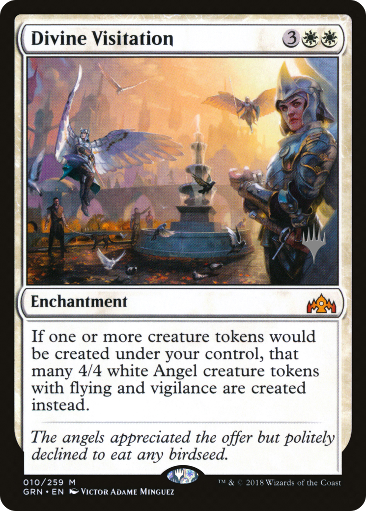 Divine Visitation (PPTHB-10P) [Guilds of Ravnica Promos]
