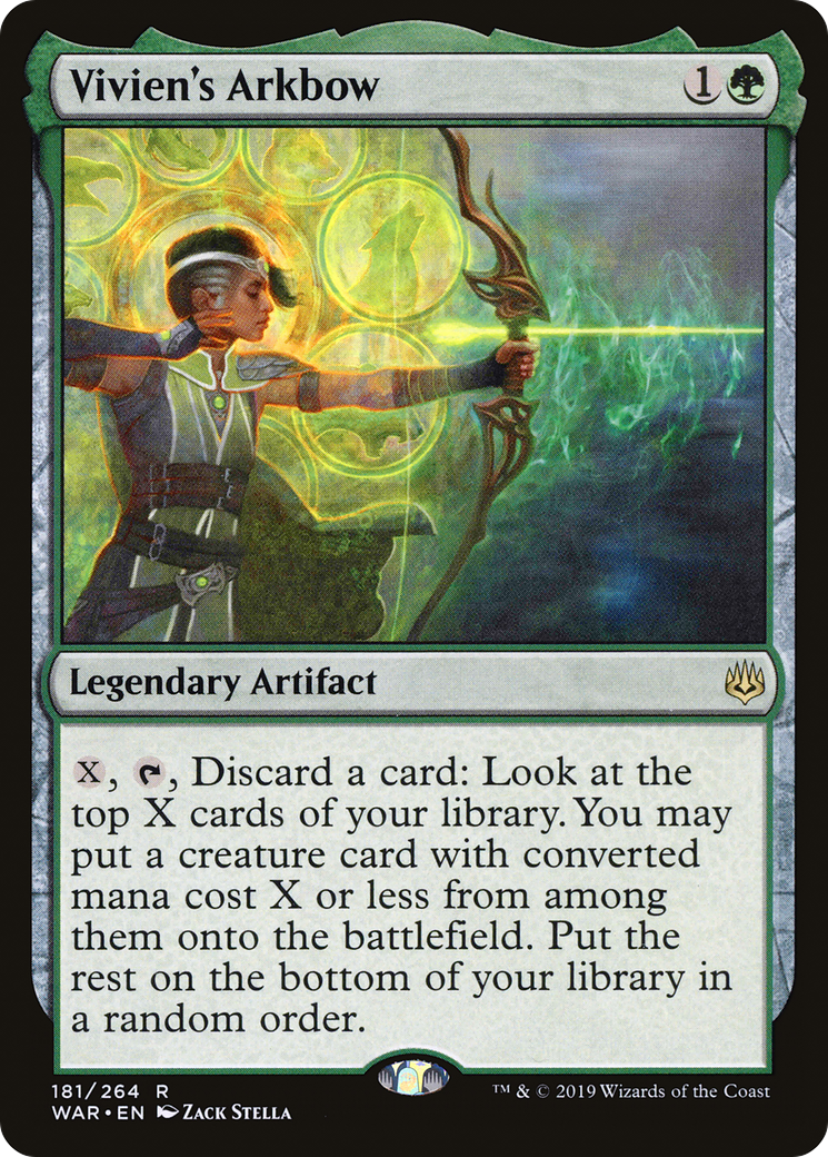 Vivien's Arkbow (WAR-181) [War of the Spark] Foil