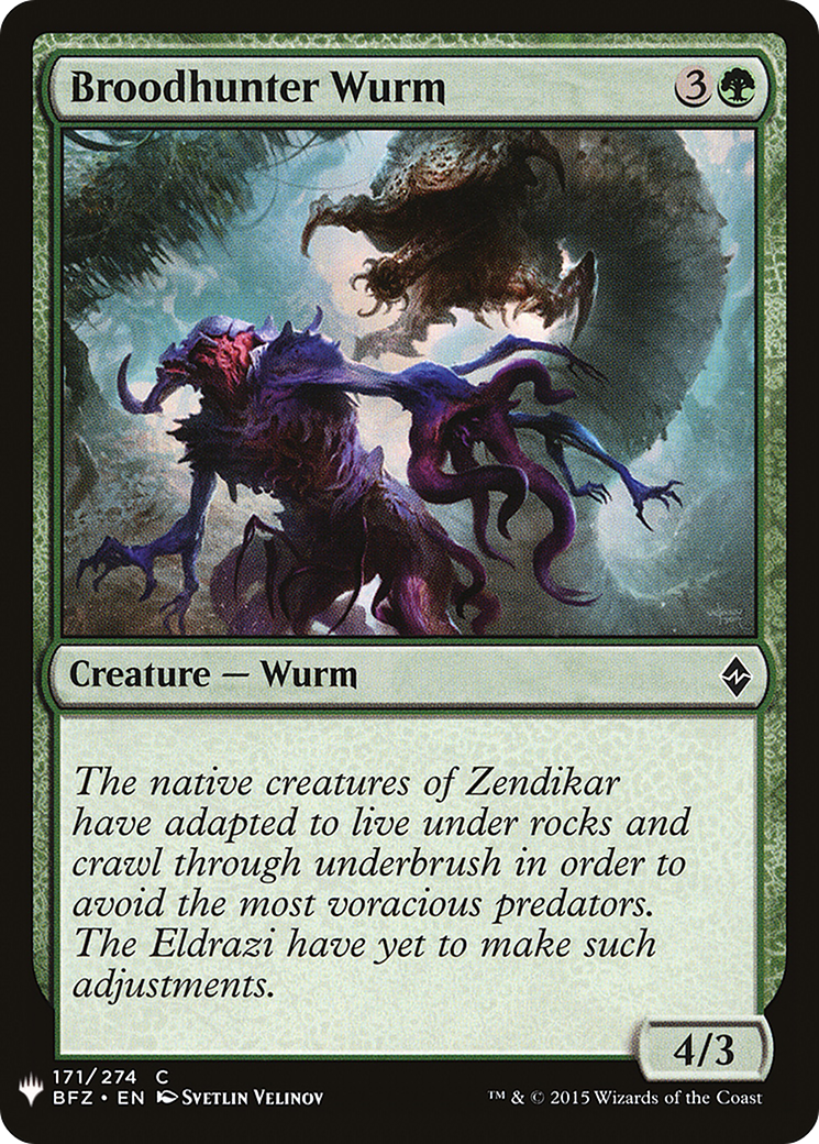 Broodhunter Wurm (LIST-BFZ-171) [The List]