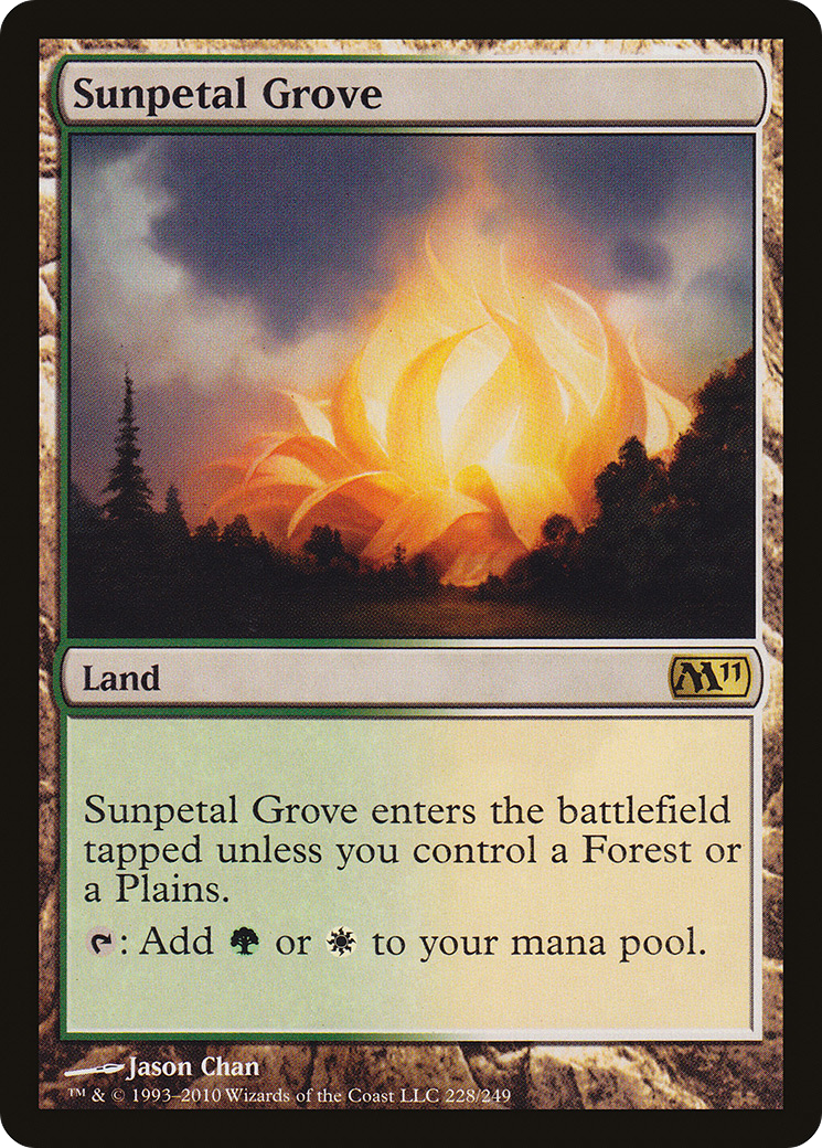 Sunpetal Grove (M11-228) [Magic 2011]