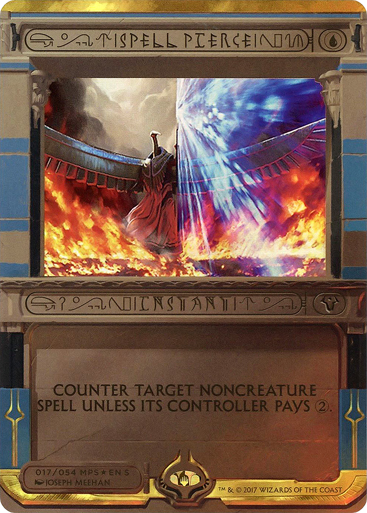 Spell Pierce (MPS2-017) (Borderless) [Amonkhet Invocations] Foil