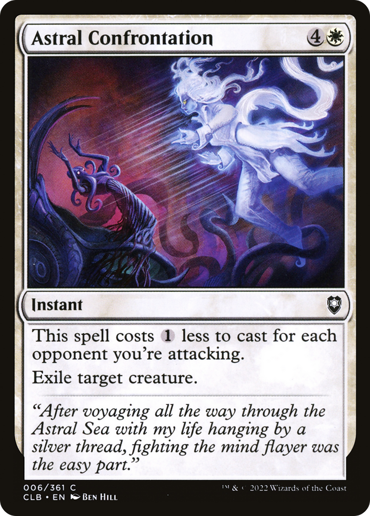 Astral Confrontation (CLB-006) [Commander Legends: Battle for Baldur's Gate]