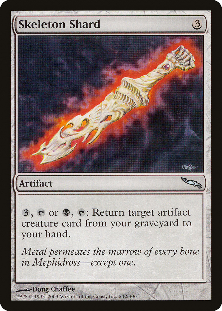 Skeleton Shard (MRD-242) [Mirrodin] Foil