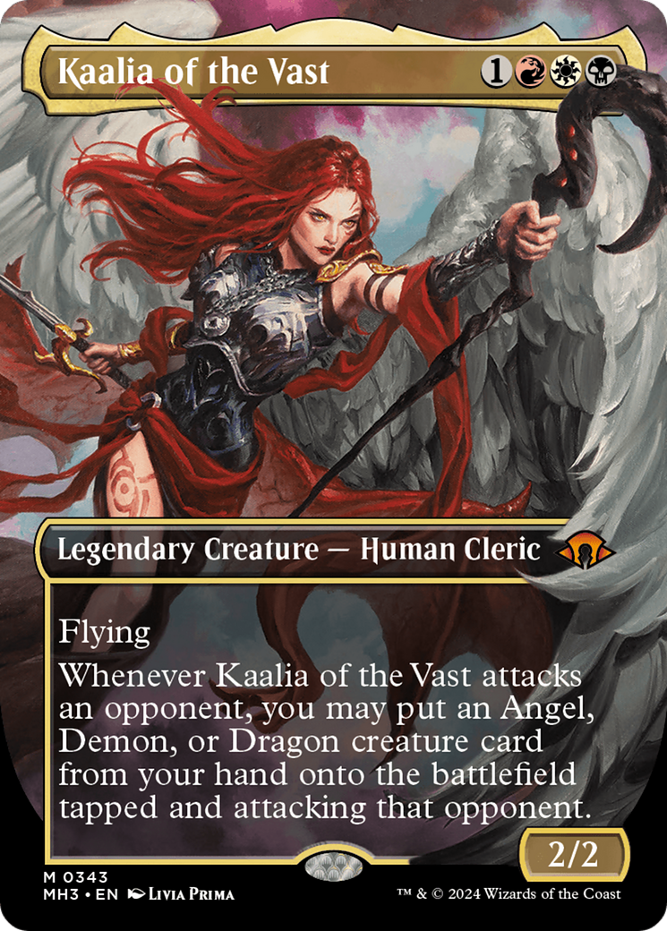 Kaalia of the Vast (MH3-343) [Modern Horizons 3] (Borderless) Foil
