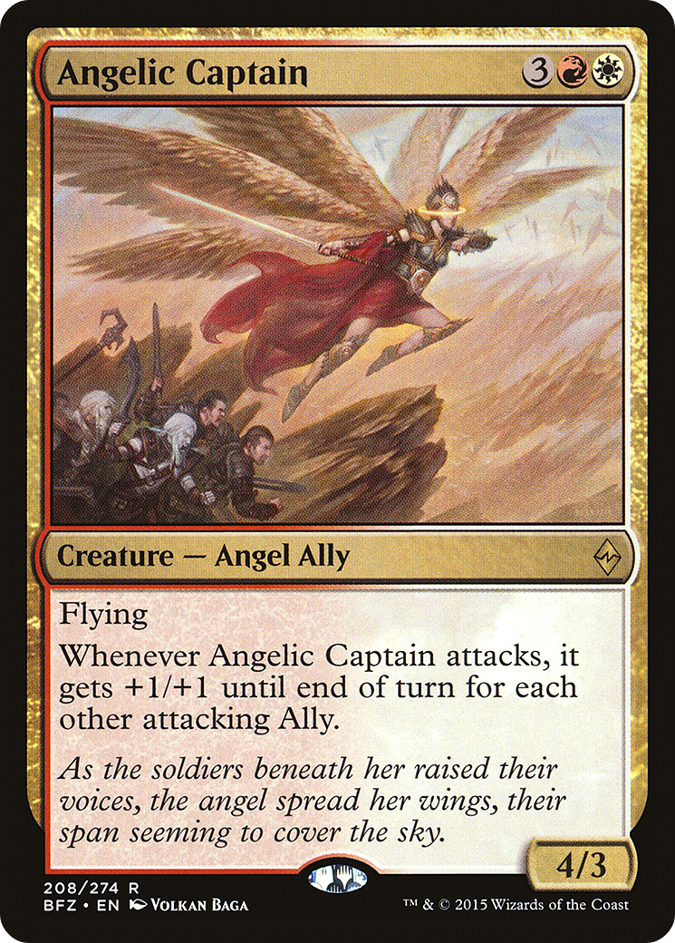 Angelic Captain (BFZ-208) [Battle for Zendikar]