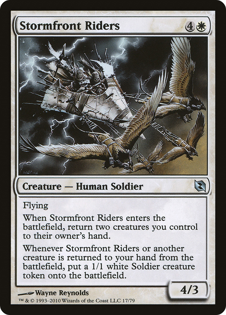 Stormfront Riders (DDF-017) [Duel Decks: Elspeth vs. Tezzeret]
