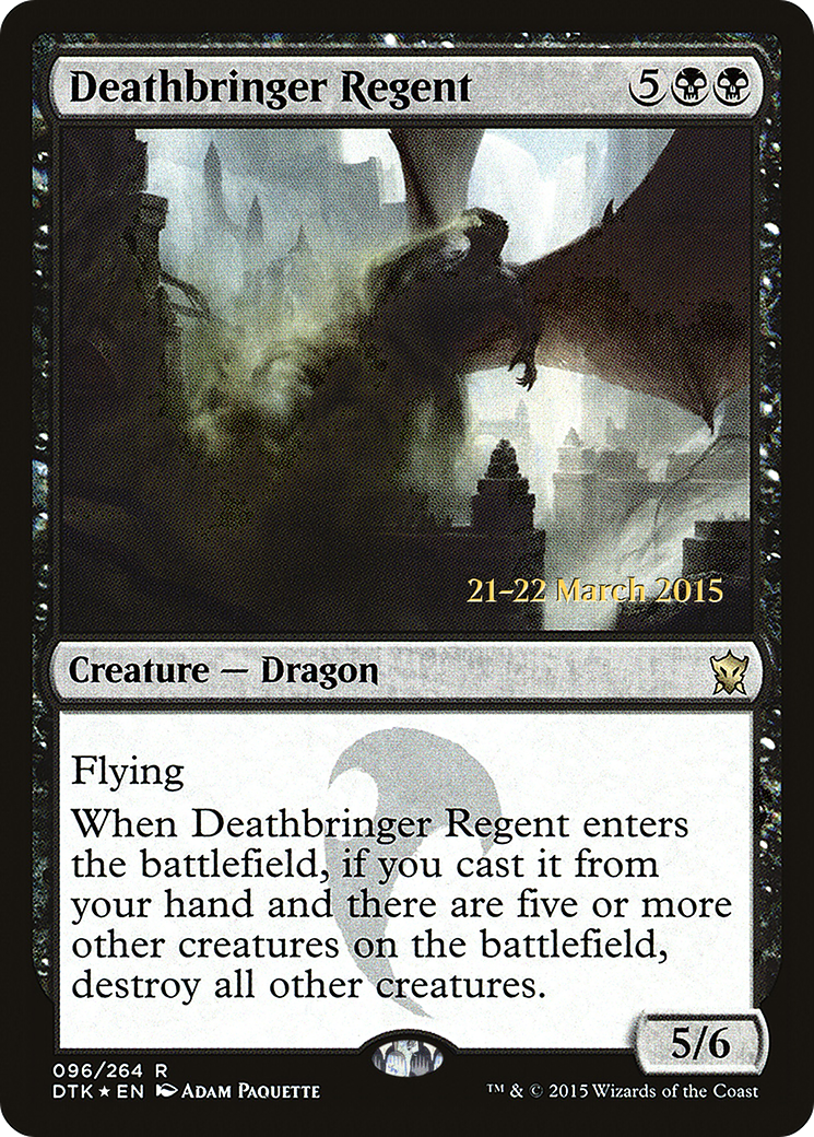 Deathbringer Regent (PRE-96S) [Dragons of Tarkir Promos] Foil