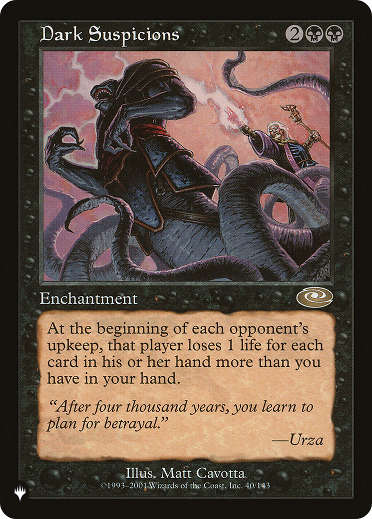 Dark Suspicions (LIST-PLS-40) [The List]