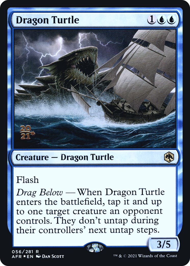 Dragon Turtle (PRE-56S) [Adventures in the Forgotten Realms Promos] Foil