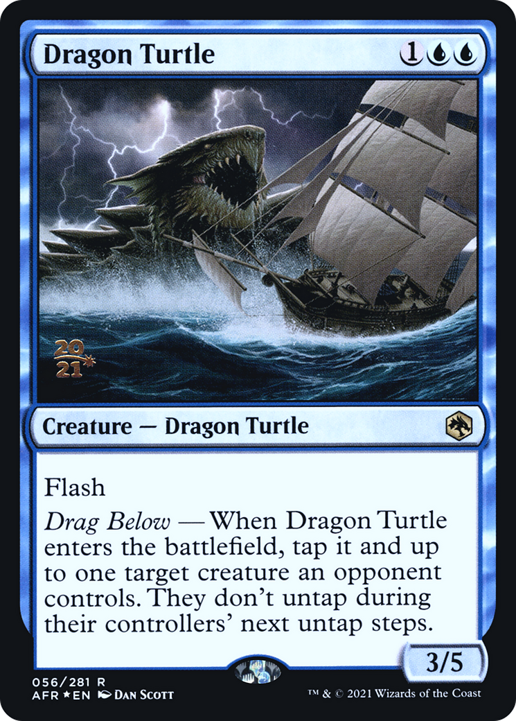 Dragon Turtle (PRE-56S) [Adventures in the Forgotten Realms Promos] Foil