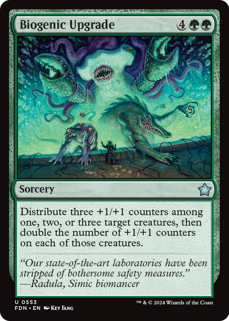 Biogenic Upgrade (FDN-553) [Foundations]