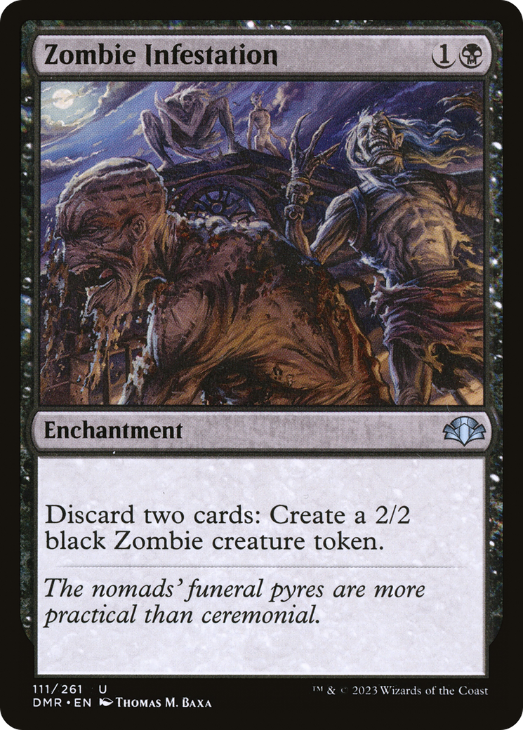Zombie Infestation (DMR-111) [Dominaria Remastered] Foil