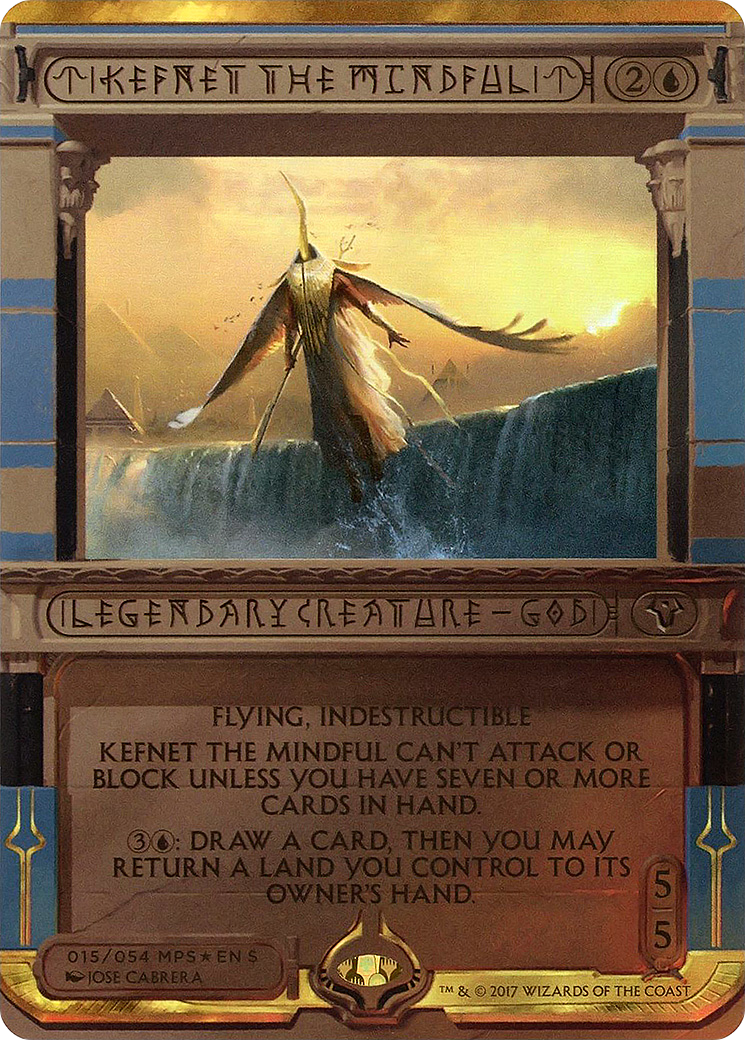 Kefnet the Mindful (MPS2-015) [Amonkhet Invocations] (Borderless) Foil