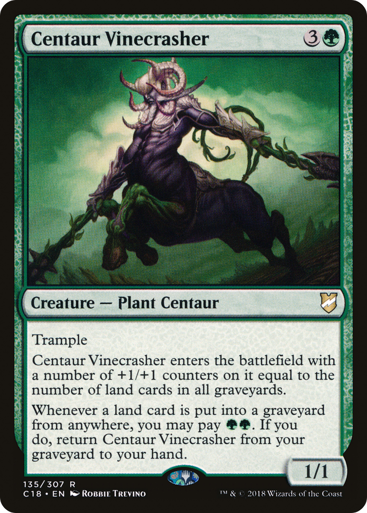 Centaur Vinecrasher (C18-135) [Commander 2018]