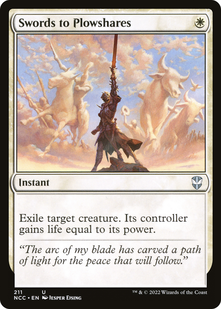 Swords to Plowshares (NCC-211) [New Capenna Commander]
