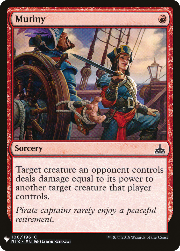 Mutiny (LIST-RIX-106) [The List]