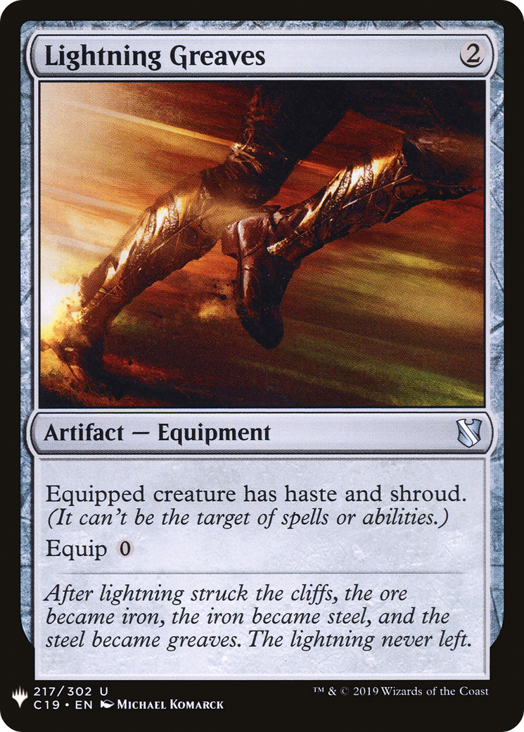 Lightning Greaves (LIST-C19-217) [The List]