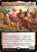 Risona, Asari Commander (NEO-492) [Kamigawa: Neon Dynasty]: (Extended Art) Foil