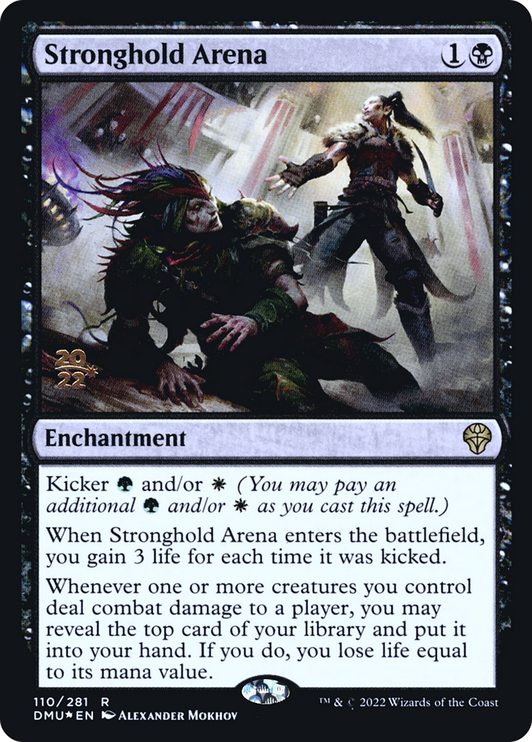 Stronghold Arena (PRE-110) [Dominaria United Promos] Foil
