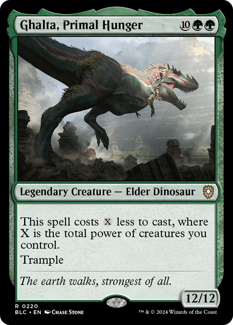Ghalta, Primal Hunger (BLC-220) [Bloomburrow Commander]