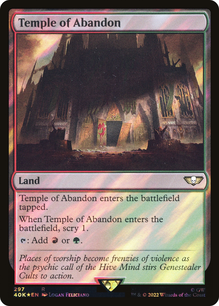 Temple of Abandon (40K-297★) [Warhammer 40,000 Commander] Foil