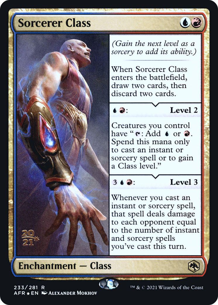 Sorcerer Class (PRE-233S) [Adventures in the Forgotten Realms Promos] Foil