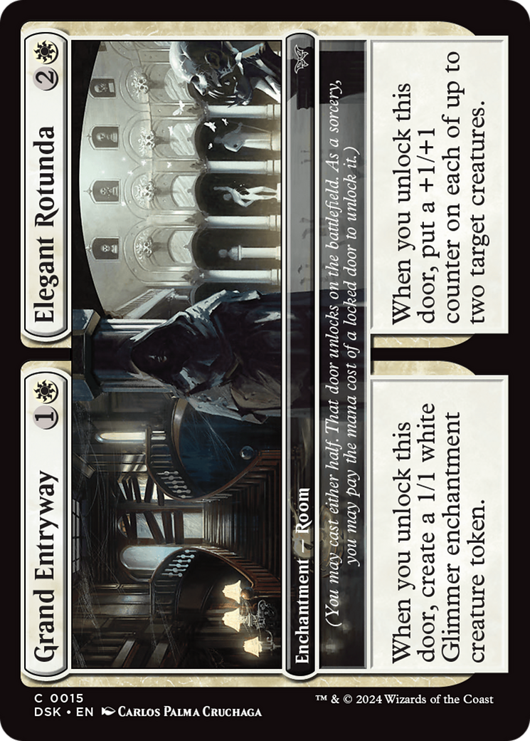 Grand Entryway // Elegant Rotunda (DSK-015) [Duskmourn: House of Horror]