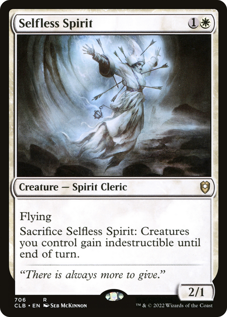 Selfless Spirit (CLB-706) [Commander Legends: Battle for Baldur's Gate]