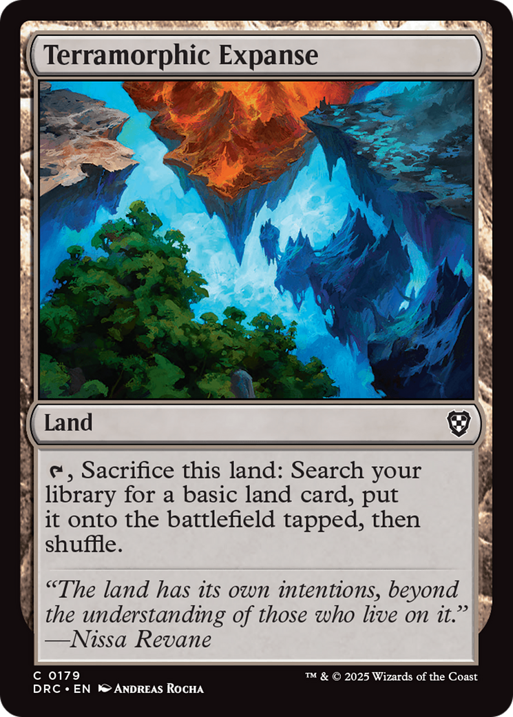 Terramorphic Expanse (DRC-179) [Commander: Aetherdrift]