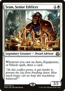 Sram, Senior Edificer (PRE-23S) [Aether Revolt Promos] Foil
