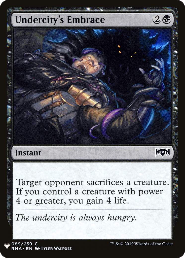 Undercity's Embrace (LIST-RNA-89) [The List]