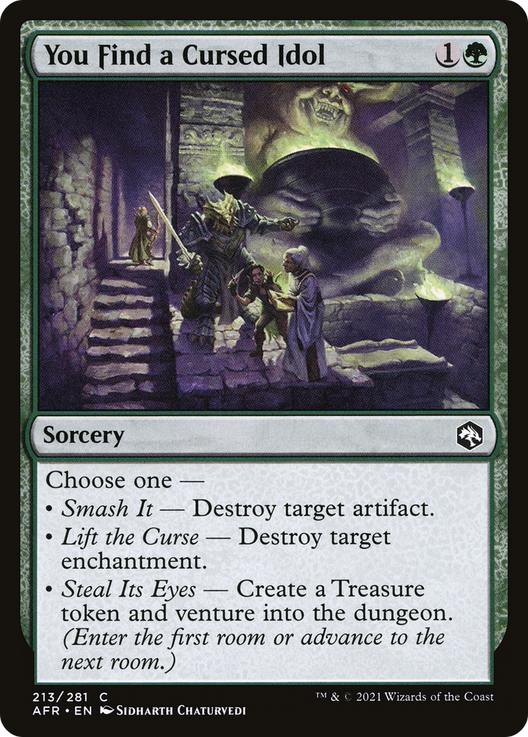 You Find a Cursed Idol (AFR-213) [Adventures in the Forgotten Realms] Foil