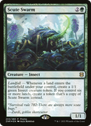 Scute Swarm (MEDIA-203★) [Zendikar Rising Promos] Foil