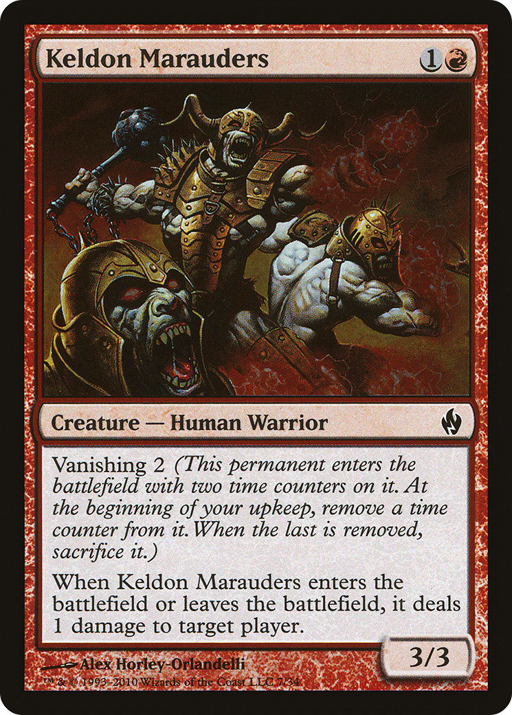 Keldon Marauders (PD2-007) [Premium Deck Series: Fire and Lightning] Foil
