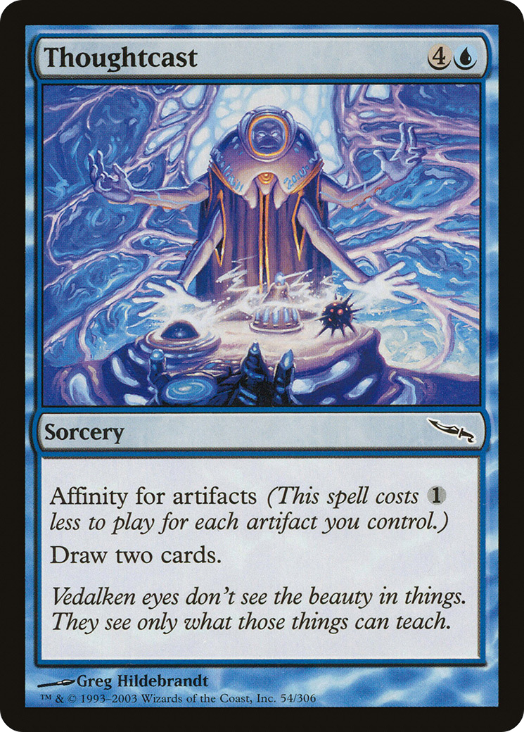Thoughtcast (MRD-054) [Mirrodin] Foil