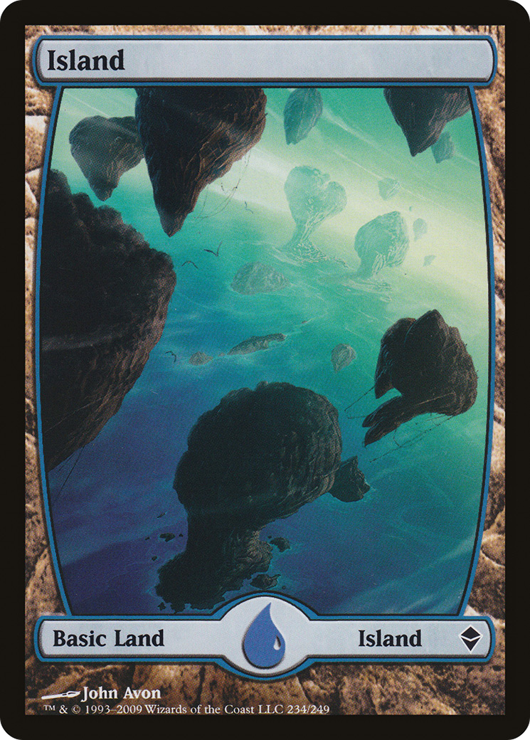 Island (ZEN-234) [Zendikar] Foil