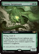 Canopy Gargantuan (TDC-085) [Commander: Tarkir: Dragonstorm]: (Extended Art)