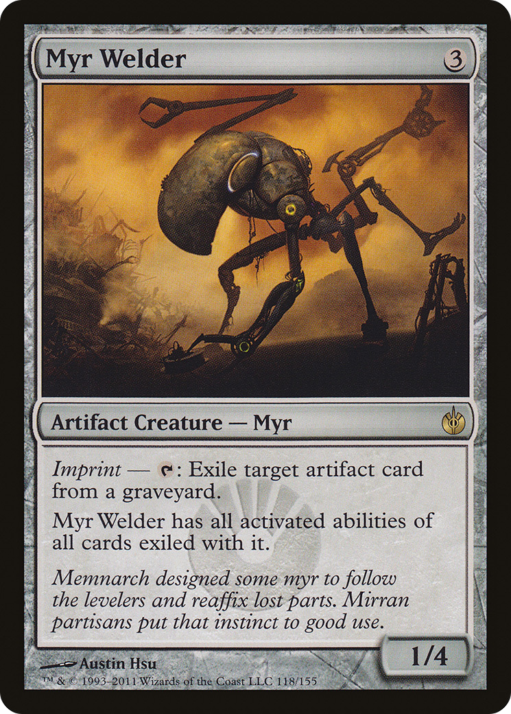 Myr Welder (MBS-118) [Mirrodin Besieged] Foil