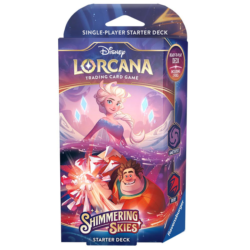 Disney Lorcana: Shimmering Skies Starter Deck Amethyst & Ruby