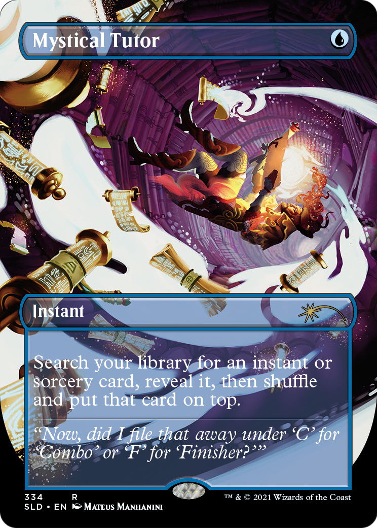 Mystical Tutor (SLD-334) (Borderless) [Secret Lair Drop]