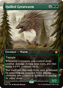 Quilled Greatwurm (FDN-339) [Foundations] (Borderless)