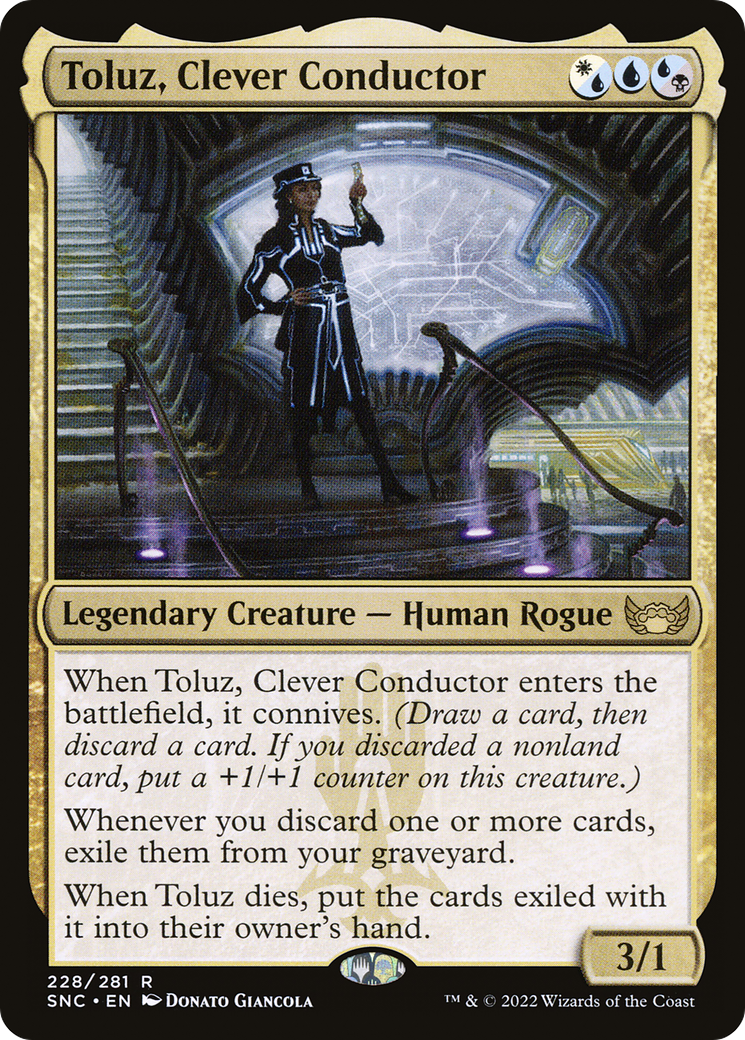 Toluz, Clever Conductor (SNC-228) [Streets of New Capenna]